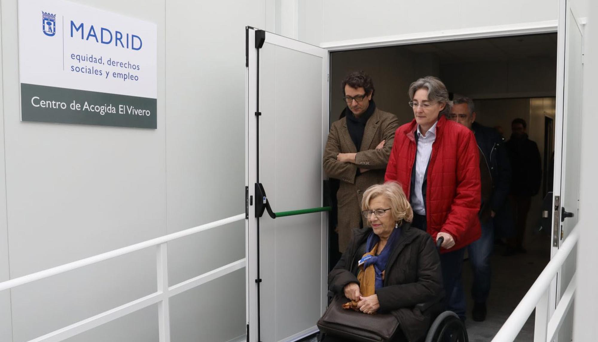 Marta Higueras y Manuela Carmena El Vivero